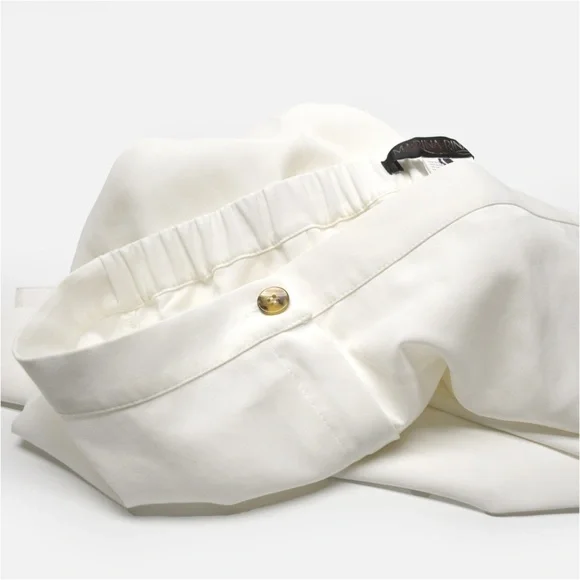 MARINA RINALDI Classic Cotton Pants - Picture 5 of 8
